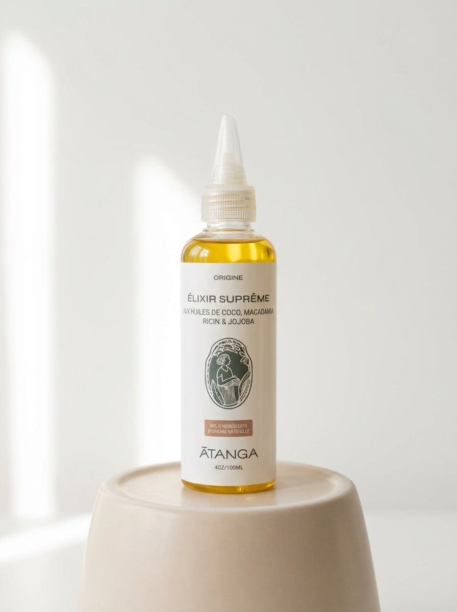 
                  
                    Elixir Suprême aux Huiles de Coco, Jojoba, Ricin, Macadamia
                  
                